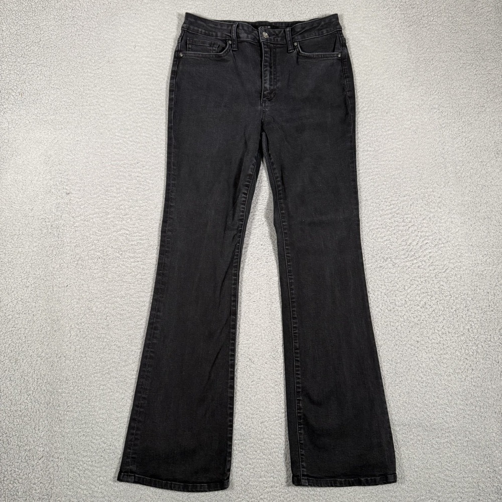 Joes Jeans Womens 29x30 Black High Rise Bootcut 5 Pocket Denim Casual Preppy